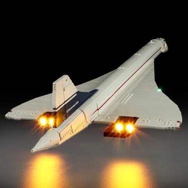Imagem de Mililier LED Light Kit for Lego 10318 Airbus Concorde Set, Compatible with Lego 10318 Building Blocks Model(Not Include Blocks Set)