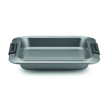 Imagem de Anolon Assadeira antiaderente avançada / Forma de bolo antiaderente, quadrada - 22,8 cm, cinza