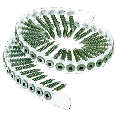 Imagem de Senco 08T200W calibre 8 x 2 pol. Parafusos de placa de cimento com colarinho, pacote com 1.000