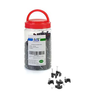 Imagem de Clipes de cabo coaxial elétrico HS, Black 500, 7mm