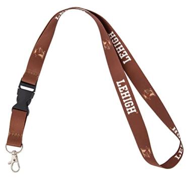 Imagem de Desert Cactus Lehigh University Cordão Hawks para chaves de carro porta-crachá com fivela destacável (marrom), Multicor, tamanho �nico