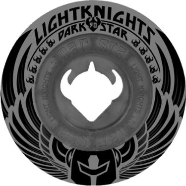 Imagem de Darkstar Rodas de cavaleiro claro, preto transparente, 50 mm