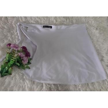 Imagem de Saia Tapa Bumbum fitness - DINALU, Branco