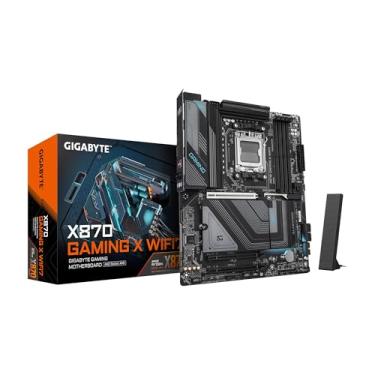 Imagem de GIGABYTE Placa mãe X870 Gaming X WIFI7 AMD AM5 LGA 1718, ATX, DDR5, 3X M.2, PCIe 5.0, USB4, WIFI7, LAN 2,5GbE, EZ-Latch, Garantia de 5 anos