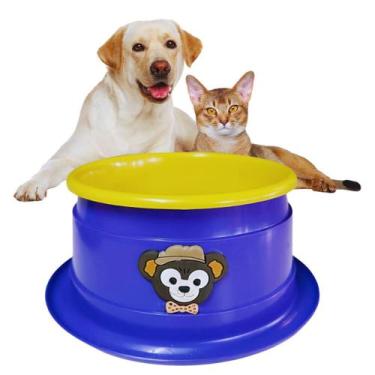 Imagem de Comedouro Bebedouro Pet Anti-Formigas 750ml  Ideal para Cachorros e Ga