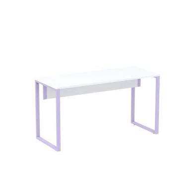 Imagem de Mesa Diretora Tubular P25 Pandin 1,50,7 M Branco e Lilas
