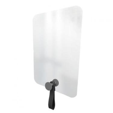Imagem de Espelho Funcional Hook Cinza Com material sintético Preto  60 X 40 Cm 
