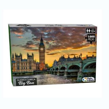Imagem de Jogo Quebra Cabeça 1000 Peças Londres Big Ben Pais & Filhos