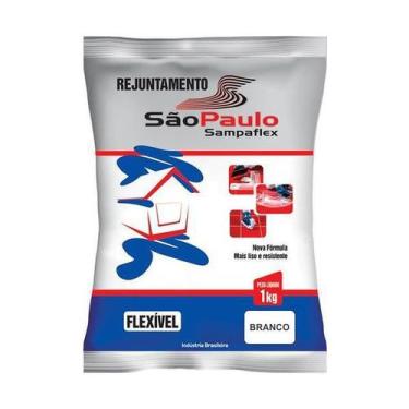 Imagem de Rejunte Flexível Branco 1Kg Sampaflex