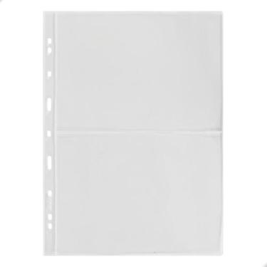 Imagem de Kit 10 Folhas para Cédulas 32x24 Acetato 2 Espaços - 3BZN