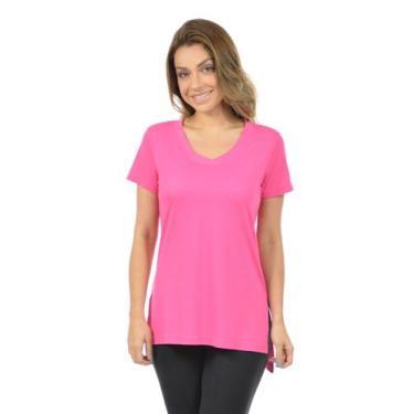 Imagem de Blusa longa mullet fenomenal(sem elasticidade), Pink, M