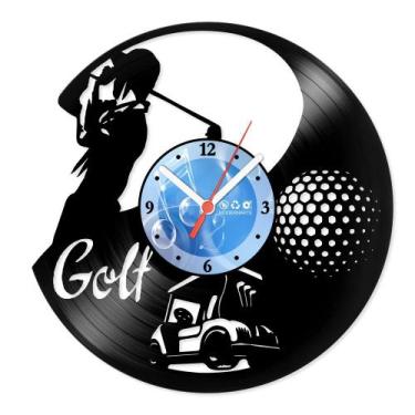 Imagem de Relógio De Parede Disco Vinil Esportes - Golf - VES-123 - Modernarte