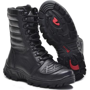 Imagem de Coturno Tático Militar Semi-Impermeável Bmbrasil 5168/16 Preto, 45