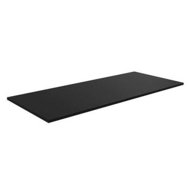 Imagem de Tampo Para Balcão 120 Cm Preto Fosco - Ajl - AJL MÓVEIS