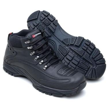 Imagem de Coturno Masculino Resistente Motociclista Ferraroni Preto, 42, Preto, 