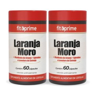 Imagem de Kit 2 Laranja Moro com Picolinato de Cromo Spirulina e Levedura de Cer