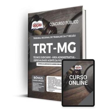 Imagem de Apostila TRT-MG - Técnico judiciário  Área Administrativa  Especialida
