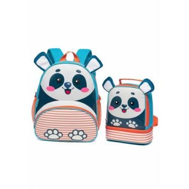 Imagem de Kit Mochila Infantil Pré Escola Spector Menino Reforçada , Unicórnio