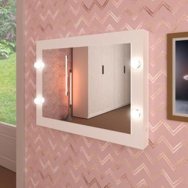 Imagem de Penteadeira Espelho Suspensa Branca PE2006 Tecnomobili