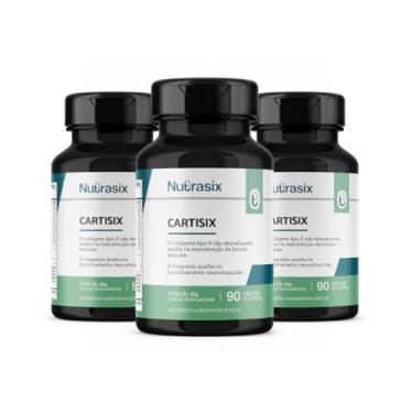 Imagem de KIT 3 CARTISIX - COLÁGENO TIPO 2 + ÁCIDO HIALURONICO - NUTRASIX