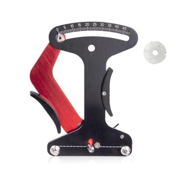 Imagem de Medidor de tensão de raio, liga de alumínio, medição precisa, indicador, confiável, ferramenta de bicicleta de roda, indicador de bicicleta de estrada de reparo ajustável, tensiômetro