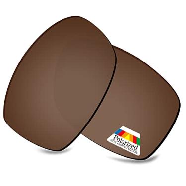 Imagem de Bwake Lentes de reposição para óculos de sol Arnette Heist 2.0 AN4215 - marrom canela polarizado