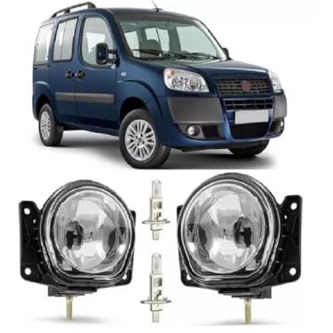 Imagem de Par Farol De Milha Doblo 2004 2005 2006 2007 2008 2009 2010 2011 2012 2013 2014 2015 2016 2017 2018 2019 2020 + Lâmpada