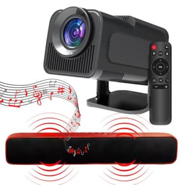 Imagem de Projetor Hy320 Wifi Android + Soundbar com Som Bluetooth, Projetor Portátil Premium