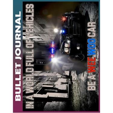 Imagem de Bullet Journal: Police Be A Wee Woo Invest few minutes daily to Physical, Mental and Emotional Health Planner, To do List Dot Grid Notepads, Habit ... Appointments Notebook I Gift Idea for Women