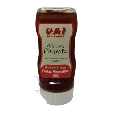 Imagem de Molho/Geleia de Pimenta 260g - Escolha seu Sabor Preferido! Sabor Intenso e Picante para Todos os Gostos | Ideal para Acompanhamentos e Petiscos (Pimenta com Frutas Vermelhas)