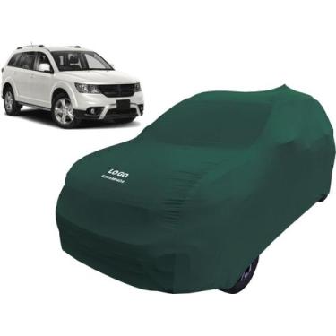 Imagem de Capa Para Cobrir Carro Dodge Journey Tecido Helanca - Mz, Verde