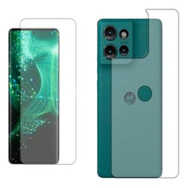 Imagem de Kit Pelicula Hydrogel Frente + Traseira Para Motorola Edge 50 - DV