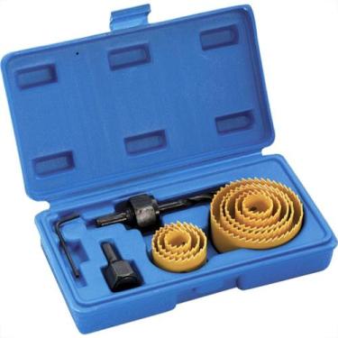 Imagem de Serra Copo Jogo Brasfort Aco Carbono 19Mm A 64Mm Com 11 Pecas - 8736 -