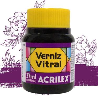 Imagem de Verniz Vitral 37ml 516-violeta - ACRILEX, VIOLETA - 516