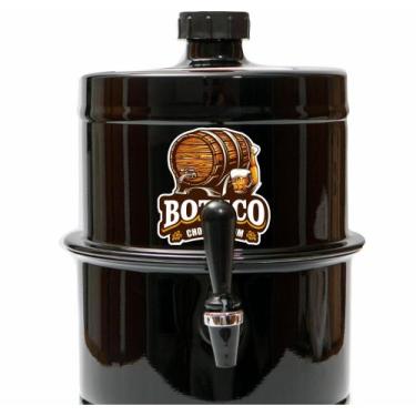 Imagem de Chopeira Portatil A Gelo Preta Boteco Premium 5.1lt Não Elétrica - Bee