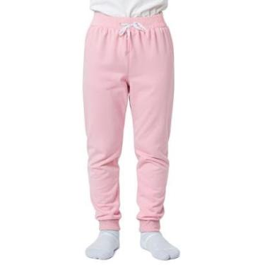 Imagem de Calça Infantil Menino Moletom Flanelada Algodão Ajustável-Masculino