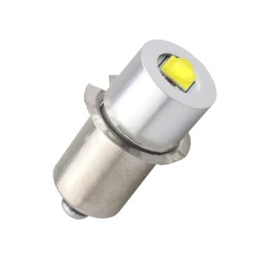 Imagem de ShuoHui Lâmpada LED de atualização P13.5S 3V-12V Lâmpada LED 3V 6V 9V 12V Substituição para Ryobi Lâmpada Tocha Lanterna Trabalho Lâmpada Maglit Lâmpadas, Sem Polaridade (1), Branco