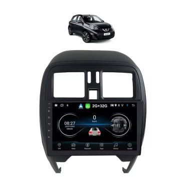 Imagem de Kit Multimídia March 1.0 1.6 S e SV / Versa 1.0 2015 / 2019 9 Pol Android Carplay Gps 2/32GB - 915BR Roadstar