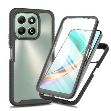 Imagem de Capa compatível com Motorola Moto E15, capa de telefone com protetor de tela compatível com Motorola Moto G05 / Moto G15 / Moto G25 capa preta