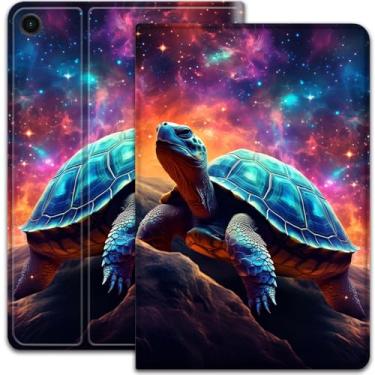 Imagem de Capa para Samsung Galaxy Tab A9 Plus 11 polegadas 2023, capa elegante e inteligente, suporte ajustável com hibernar e despertar automáticos, para tablet Galaxy Tab A9 Plus - Galaxy Turtle