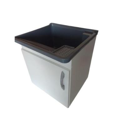 Imagem de Tanque para Lavanderia 26 Lts + Gabinete Mdf Premiun Suspenso - somade