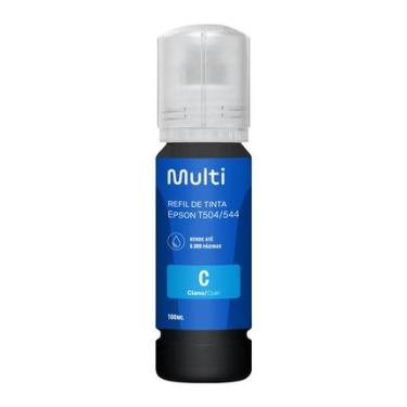 Imagem de Refil de Tinta p/ Impressora Epson T504/544 100ml Ciano Multi - RF028 RF028