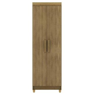 Imagem de Armario Multiuso 2 Portas 60 cm LIN 10045 Nature Brisa VLR - Milani St