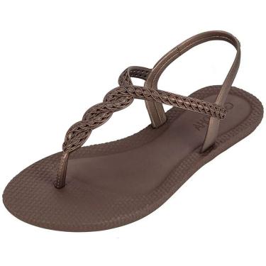 Imagem de Sandalia Feminina Rasteira Dedo Todo Dia Elegante Grendha