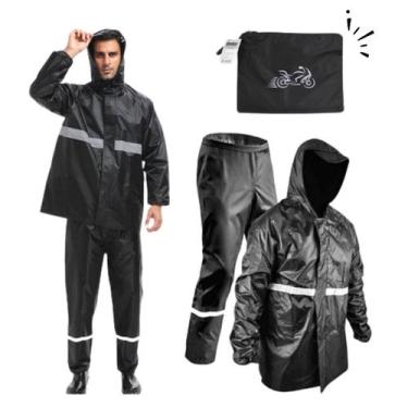 Imagem de Capa Chuva Moto Impermeavel Motoboy Roupa Motoqueiro Capuz - Importad,