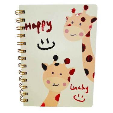 Imagem de Agenda Espiral Anotações 80 Páginas Animais Capa 6 - Quanhe