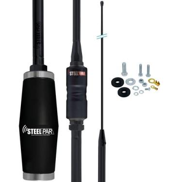 Imagem de Antena Móvel Bobinada Black Viuva Negra Caminhão Radio Amador Px Argen