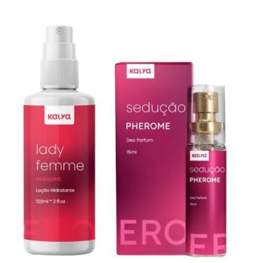 Imagem de Hidratante Loção lady Femme Perfume Sedução Feromonios Kalya