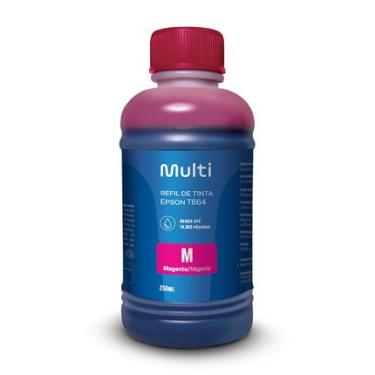 Imagem de Refil de Tinta Para Impressoras Epson 250Ml Magenta Multi - RF015 RF015