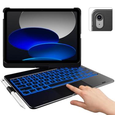 Imagem de typecase Capa Touch Ipad de 10ª Geração com Teclado (10,9", 2022), Trackpad Multitoque, Luz de Fundo de 10 Cores, Rotação de 360°, Fina e Leve para Apple Ipad 10ª Geração 10.9